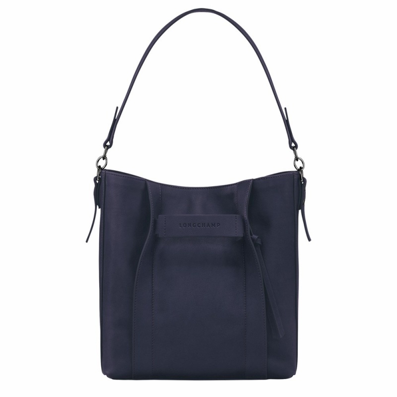 Navy Longchamp Longchamp 3D M Women's Hobo Bags
